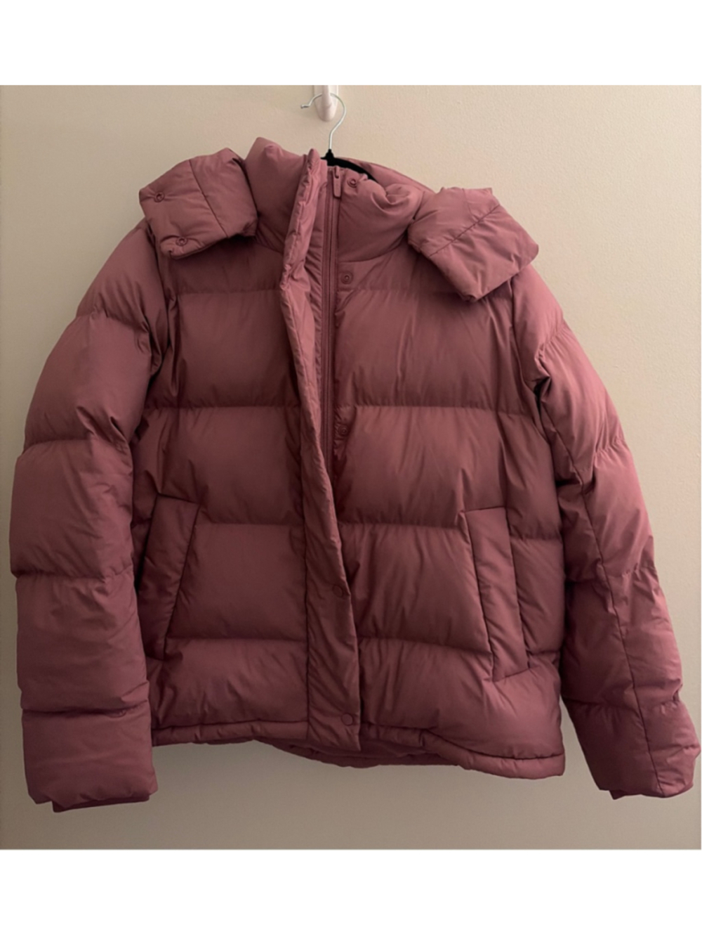 NWOT Women's Lululemon wunder Puff Jacket Size 10 Mauve